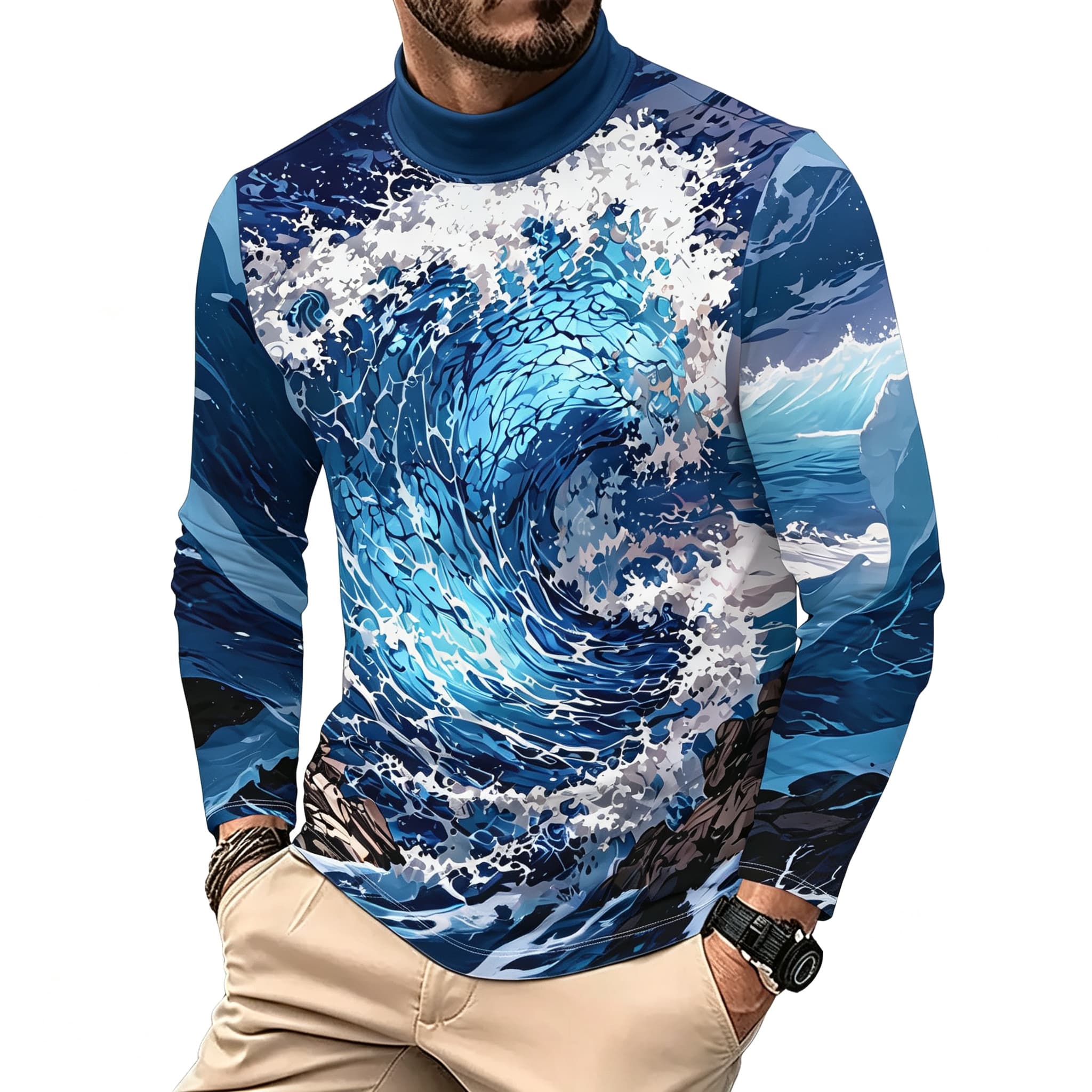 Męska koszulka z długim rękawe – Tee Graphic Print recenzja i cena