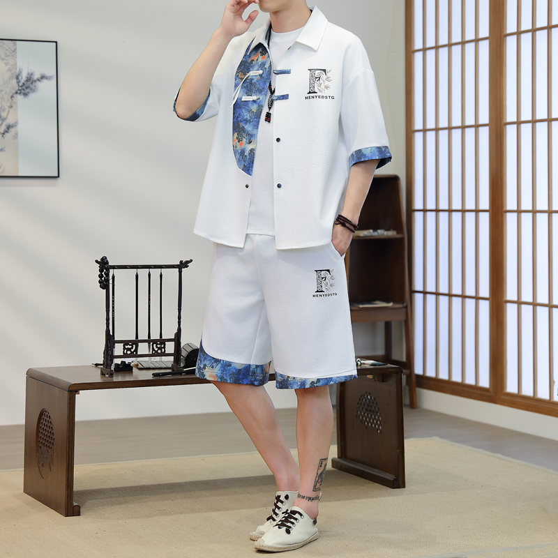 Letni męski zestaw kimono dwuc – Resort Shirt Floral recenzja i cena