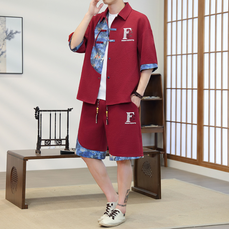 Letni męski zestaw kimono dwuc – Resort Shirt Floral recenzja i cena