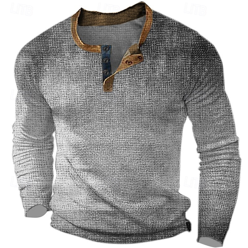 Męska koszulka Henley z grafic – Tee Graphic Print recenzja i cena