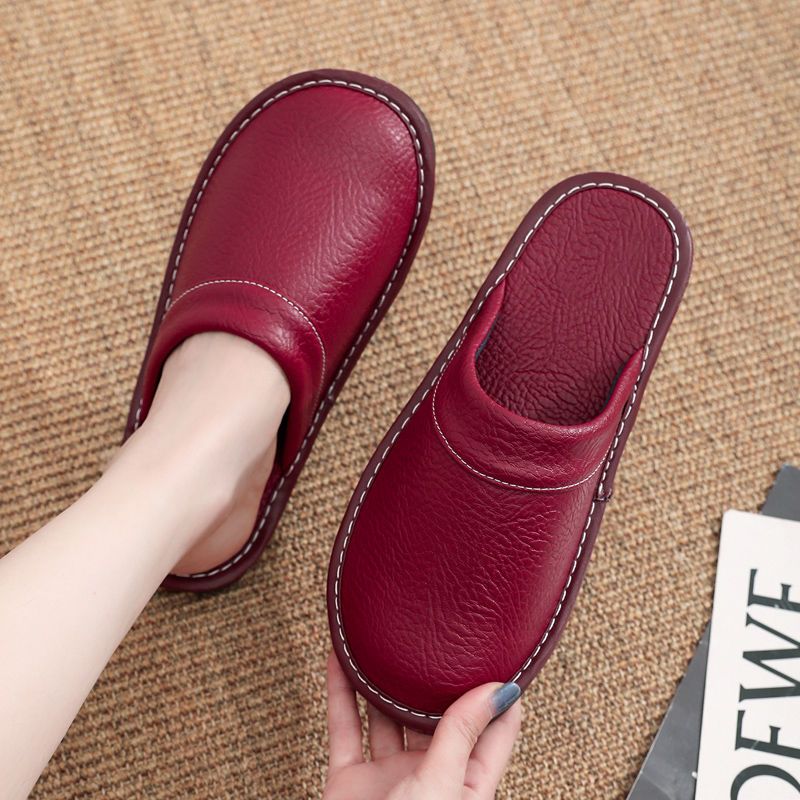 Skórzane kapcie domowe męskie  – Flip Flop Leather Men recenzja i cena